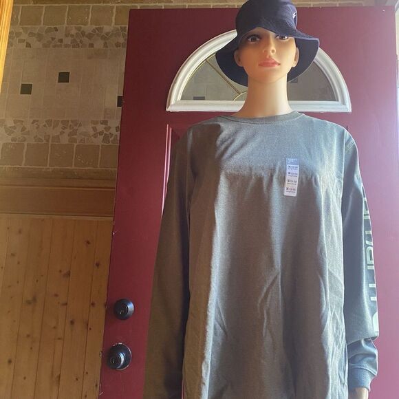 Carhartt Women’s Loose Fit Heavyweight Long Sleeve T Shirt Cotton size 1X NEW - Picture 6 of 16